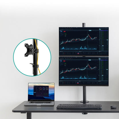 activiva Dual-Screen Articulating Vertical Monitor Arm V186-ACA-BMA-VDC01K