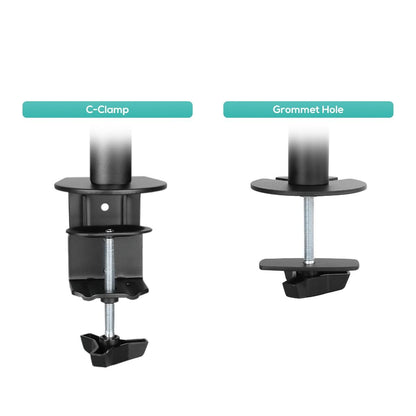 activiva Dual-Screen Articulating Vertical Monitor Arm V186-ACA-BMA-VDC01K