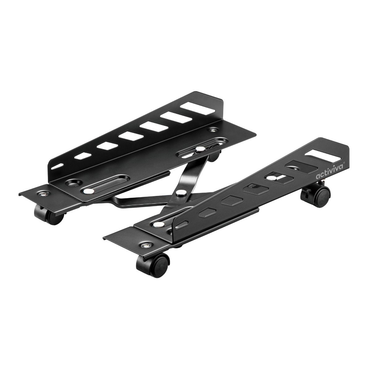 activiva Heavy-Duty PC Mobile Floor Stand with Casters V186-ACA-MFS-01K