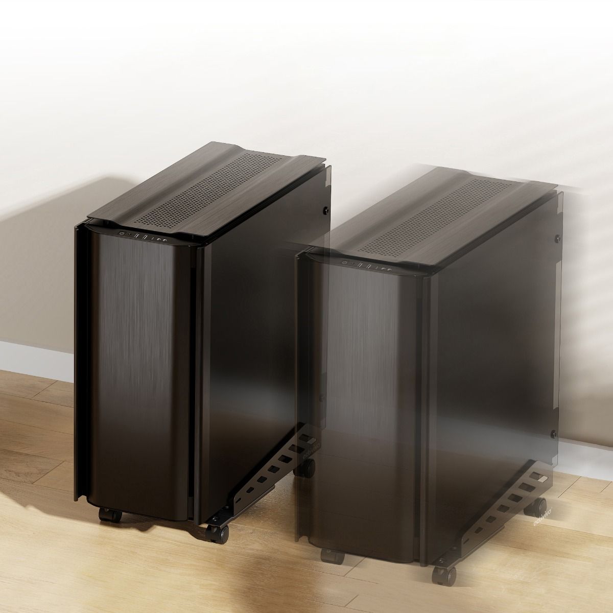 activiva Heavy-Duty PC Mobile Floor Stand with Casters V186-ACA-MFS-01K