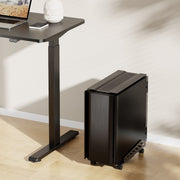 activiva Heavy-Duty PC Mobile Floor Stand with Casters V186-ACA-MFS-01K