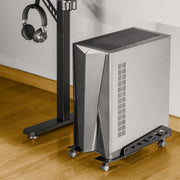 activiva Heavy-Duty PC Mobile Floor Stand with Casters V186-ACA-MFS-01K