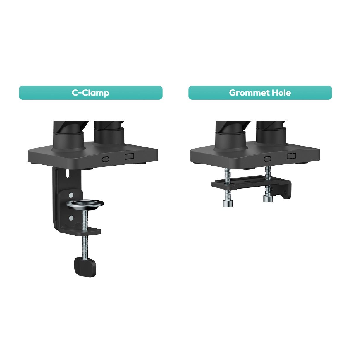 activiva Ergolife Dual-Screen Gas Spring Monitor Arm V186-ACA-MMA-DGC22K