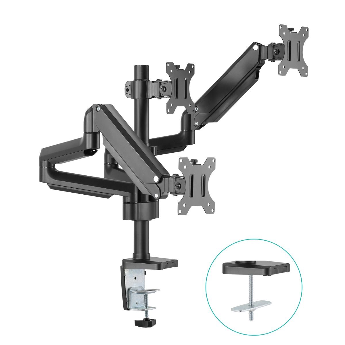 activiva ErgoLife Triple Monitor Screen Gas Spring Monitor Arm V186-ACA-MMA-TGC01K