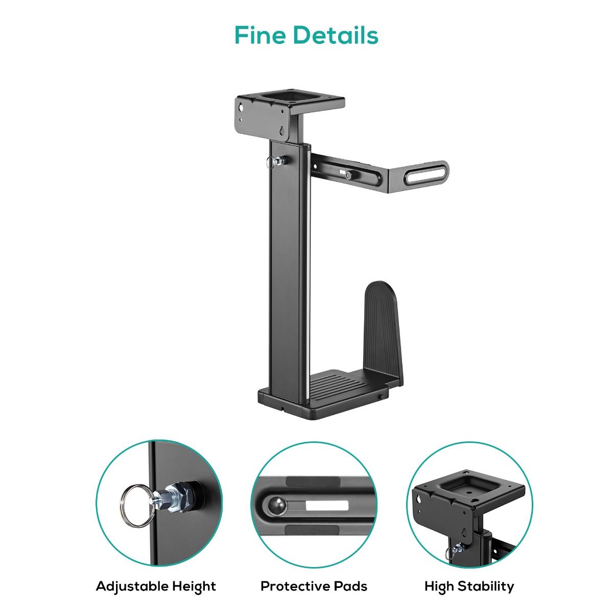 activiva Ultra-Wide Adjustable Wall & Under-Desk PC Mount V186-ACA-MNT-CPU01K