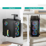 activiva RGB Ultra-Wide Adjustable Wall & Under-Desk Gaming PC Mount V186-ACA-MNT-RGB01K