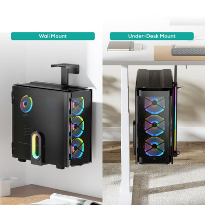 activiva RGB Ultra-Wide Adjustable Wall & Under-Desk Gaming PC Mount V186-ACA-MNT-RGB01K