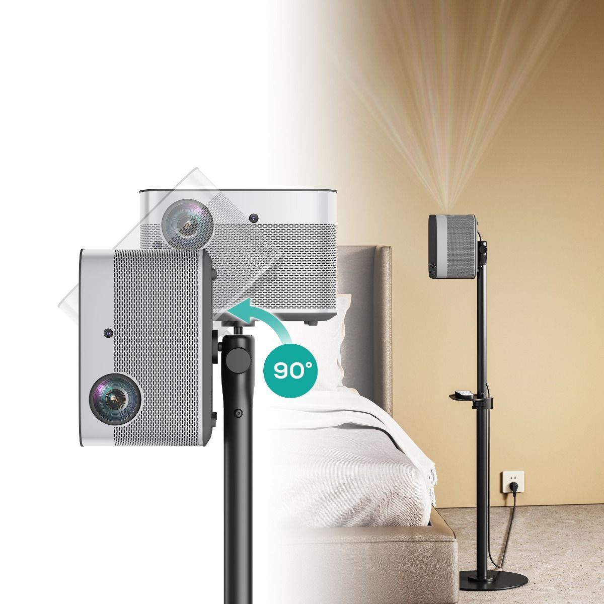 activiva Universal Mini Projector Floor Stand V186-ACA-MPS-01K