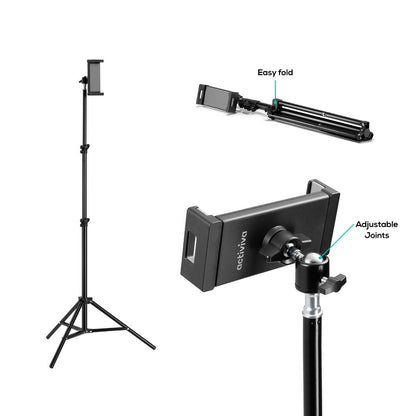 activiva Universal Tablet and Smartphone Tripod V186-ACA-TSTD-05BLK