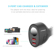mbeat Gorilla Power Dual Port QC 3.0 Car Charger With Cigar Lighter Socket V186-MB-CHGR-C18