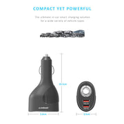 mbeat Gorilla Power Dual Port QC 3.0 Car Charger With Cigar Lighter Socket V186-MB-CHGR-C18