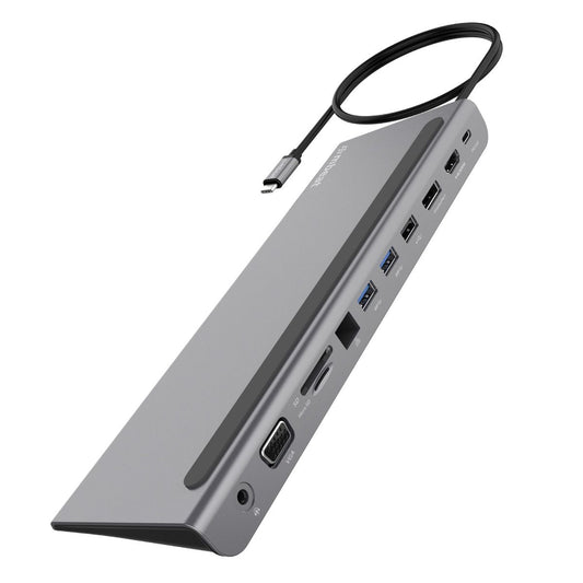 mbeat 11-in-1 Multiport USB-C Dock with HDMI, DisplayPort & VGA V186-MB-DOCK-D11
