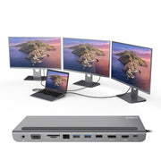 mbeat 11-in-1 Multiport USB-C Dock with HDMI, DisplayPort & VGA V186-MB-DOCK-D11