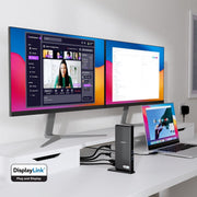 mbeat USB-C/A Dual HDMI DisplayLink Docking Station V186-MB-DOCK-DLD20