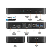 mbeat USB-C Triple 4K Display Docking Station (DisplayLink + HDMI-ALT) V186-MB-DOCK-HDL18