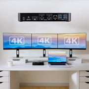 mbeat USB-C Triple 4K Display Docking Station (DisplayLink + HDMI-ALT) V186-MB-DOCK-HDL18