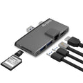 mbeat Edge Pro Multifunction USB- C Hub with LAN for Microsoft Surface Pro Gen 5/6 V186-MB-EGE-P68GRY