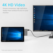 mbeat Edge Pro Multifunction USB- C Hub for Microsoft Surface Pro Gen 5/6 V186-MB-EGE-P78GRY