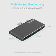 mbeat Edge Pro Multifunction USB- C Hub for Microsoft Surface Pro Gen 5/6 V186-MB-EGE-P78GRY