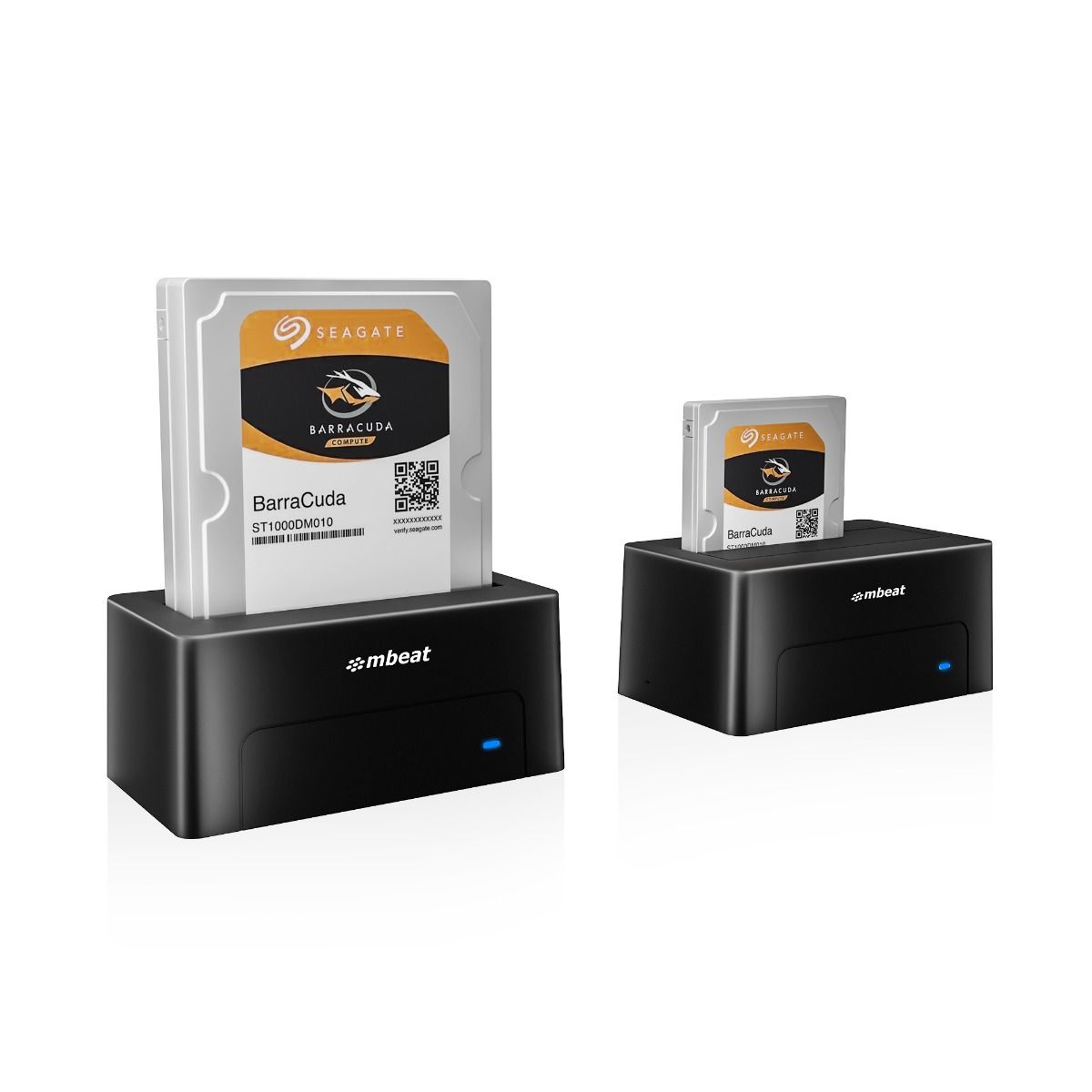 mbeat D1 USB 3.0 3.5" & 2.5" SATA HDD Docking Station - Black V186-MB-HDD-235D1K