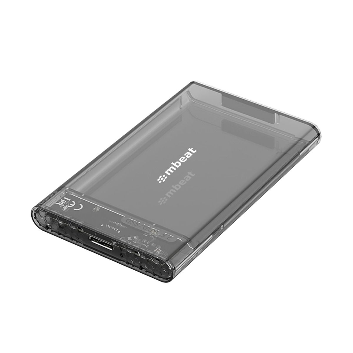 mbeat A1 See-Through Tool Free USB 3.0 2.5" SATA HDD Enclosure - Black V186-MB-HDD-25A1BS
