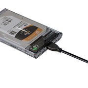 mbeat A1 See-Through Tool Free USB 3.0 2.5" SATA HDD Enclosure - Black V186-MB-HDD-25A1BS