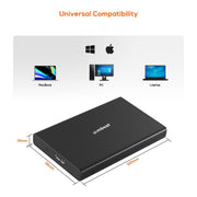mbeat A2 Slim Tool-Free USB 3.0 2.5" SATA HDD Enclosure - Black V186-MB-HDD-25A2K