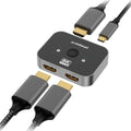 mbeat 8K Bi-directional HDMI 2.1 Switch 2 In 1 Out/1 In 2 Out V186-MB-HDMI-SW8K21