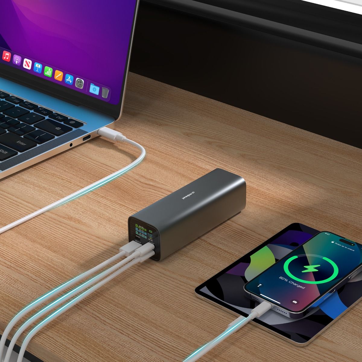 mbeat Gorilla Power 27000mAh USB-C PD 140W Power Bank for Laptop/Tablet/Smartphone V186-MB-PBUC-27000