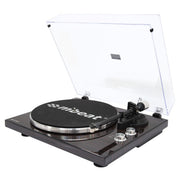 mbeat Hi-Fi Bluetooth Turntable (MMC, USB, Anti-skating, Preamplifier) - Macassar Ebony V186-MB-PT-18K
