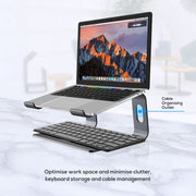 mbeat Stage S1 Space Grey Elevated Laptop Stand up to 16"" Laptop V186-MB-STD-S1GRY