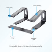 mbeat Stage S1 Space Grey Elevated Laptop Stand up to 16"" Laptop V186-MB-STD-S1GRY