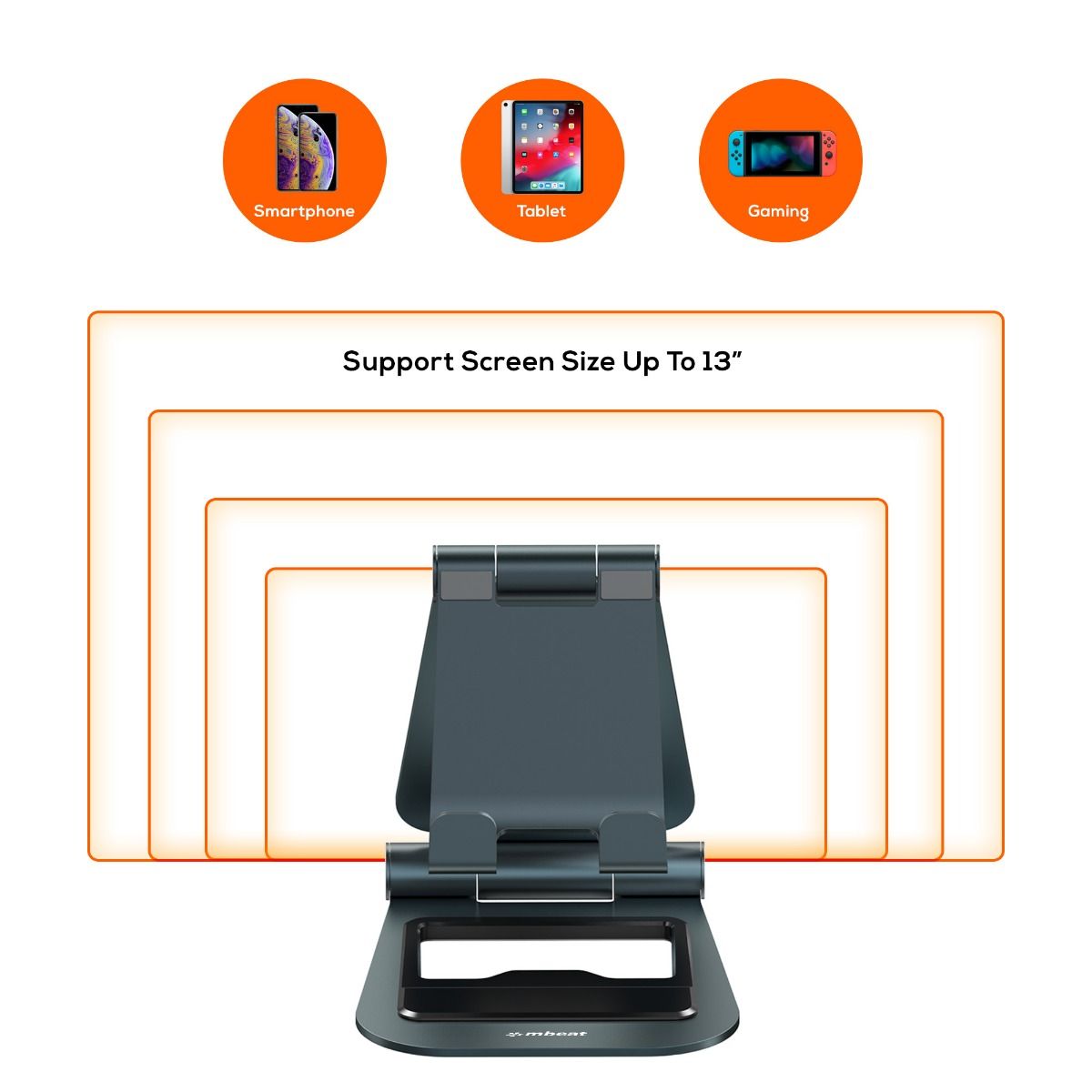 mbeat Stage S4 Mobile Phone and Tablet Stand V186-MB-STD-S4GRY