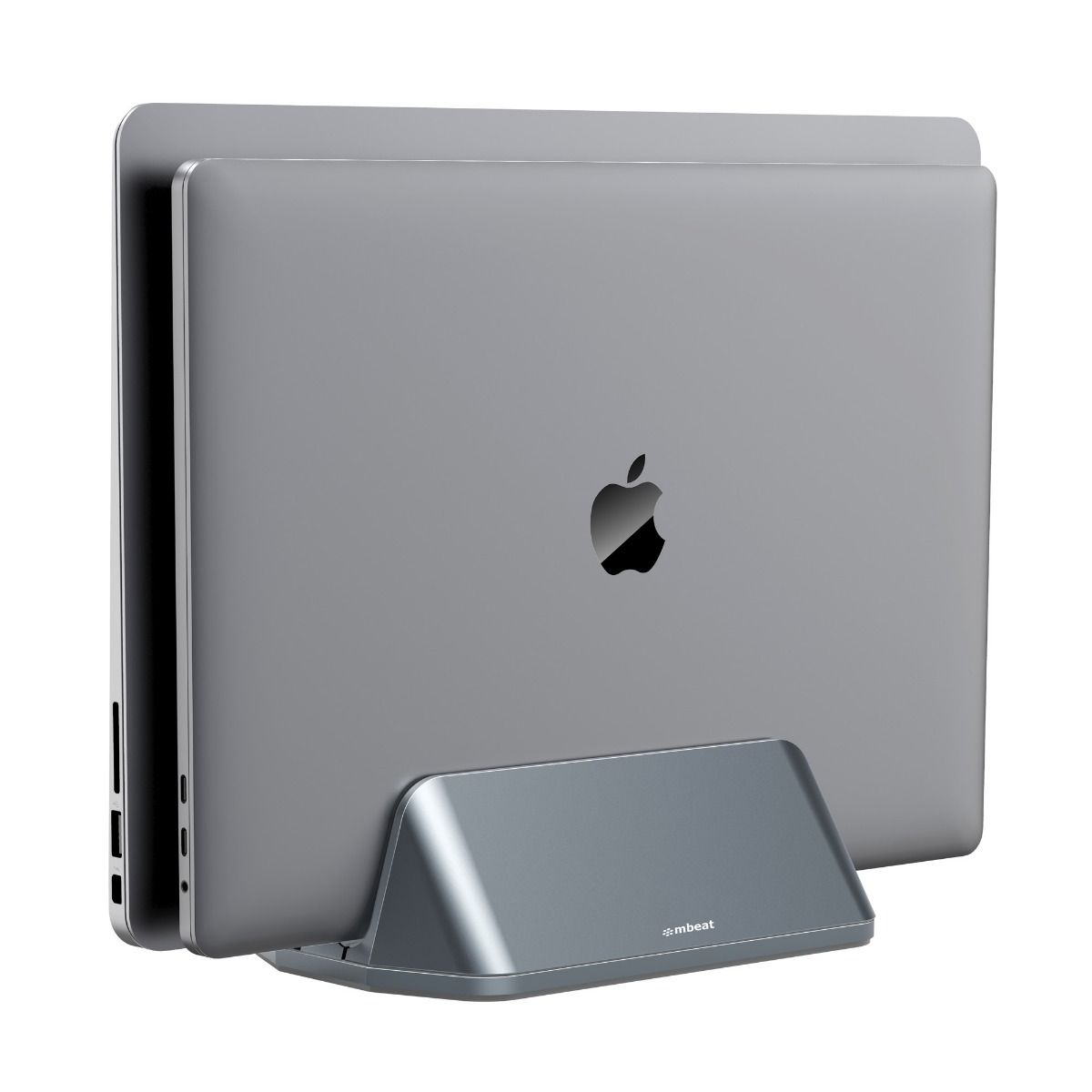 mbeat Stage S5 Adjustable Dual Bay Tablet, Laptop and MacBook Vertical Stand V186-MB-STD-S5GRY