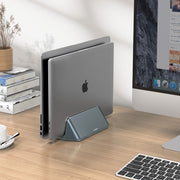 mbeat Stage S5 Adjustable Dual Bay Tablet, Laptop and MacBook Vertical Stand V186-MB-STD-S5GRY