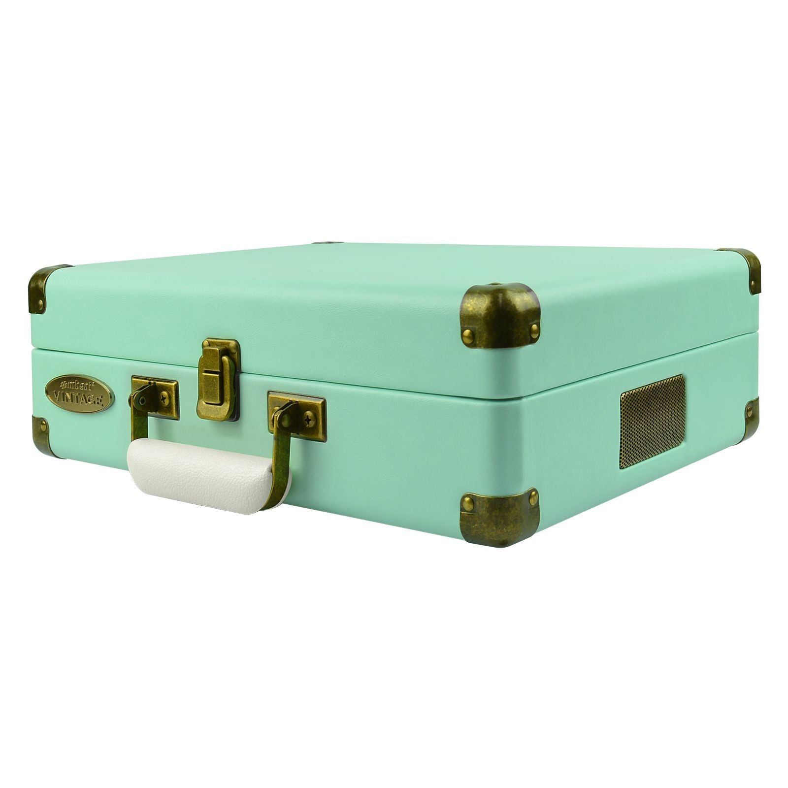 mbeat Woodstock Tiffany Blue Retro Turntable V186-MB-TR89TBL