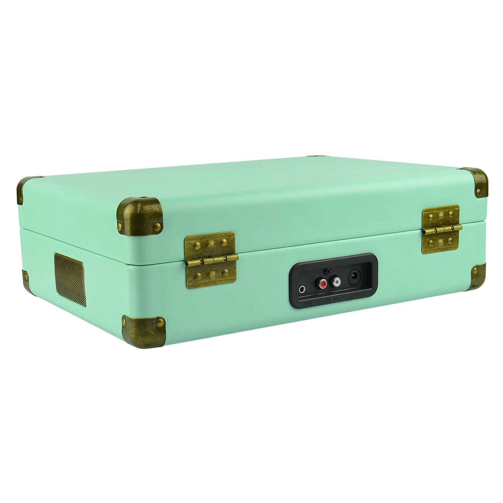 mbeat Woodstock Tiffany Blue Retro Turntable V186-MB-TR89TBL