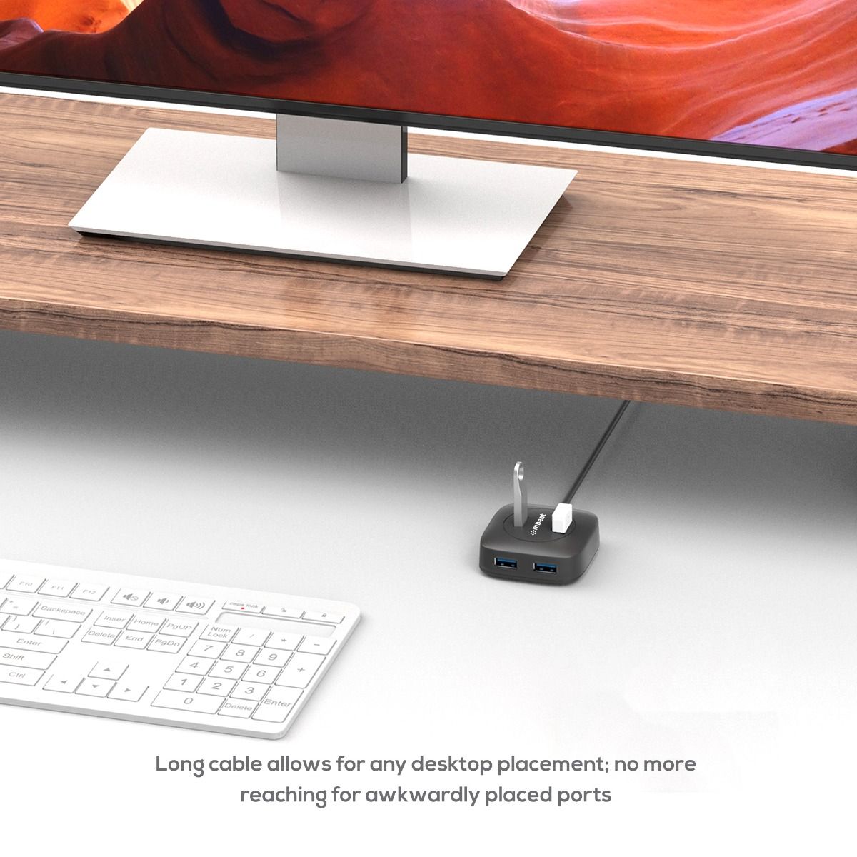 mbeat 4-Port USB 3.0 Hub V186-MB-U3H-01K