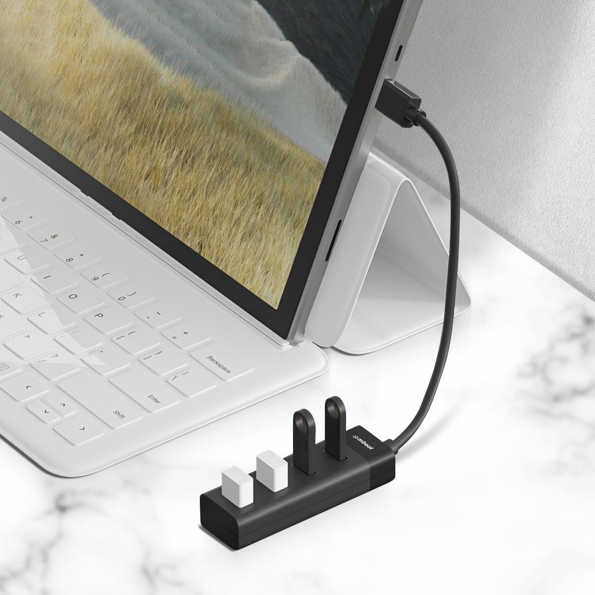 mbeat 4-Port USB 3.0 Hub - Black V186-MB-U3H-4K