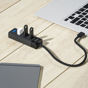 mbeat 4-Port USB 3.0 Hub - Black V186-MB-U3H-4K