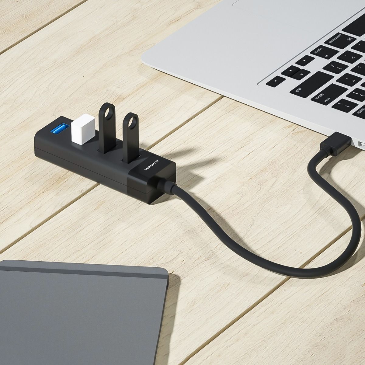 mbeat 4-Port USB 3.0 Hub - Black V186-MB-U3H-4K