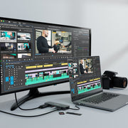 mbeat Elite 9-in-1 USB-C Multiport Hub with Built-in M.2 NVMe SSD Enclosure V186-MB-UCD-HS9
