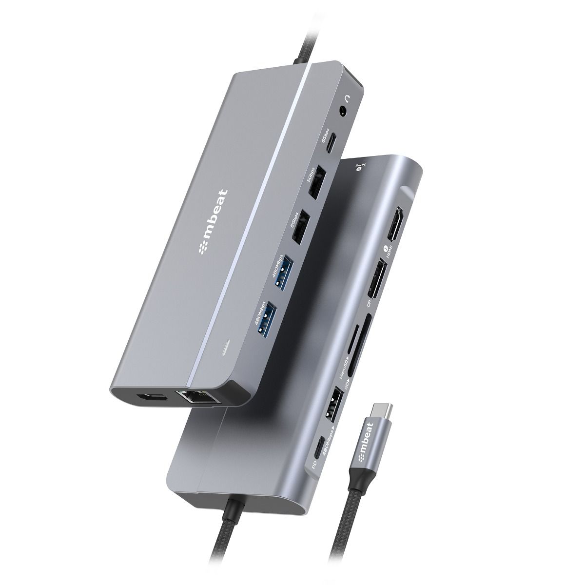 mbeat Elite X14 Triple 4K Display Multi-Port USB-C Hub V186-MB-UCD-X14
