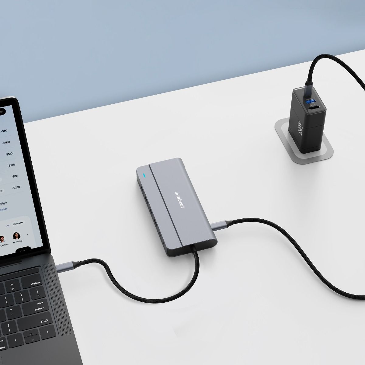 mbeat Elite X14 Triple 4K Display Multi-Port USB-C Hub V186-MB-UCD-X14