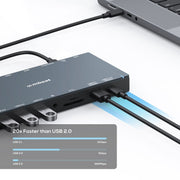 mbeat 15-in-1 Triple Display USB-C Dock (2 x HDMI & 1 x Display Port) V186-MB-UCD-X15