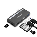 mbeat Essential 5-In-1 USB- C Hub ( USB hub 2.0, 3.0, SD/TF card reader ) V186-MB-UCH-27GRY