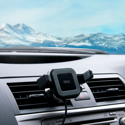 mbeat Gorilla Power 10W Wireless Car Charger With 2.4A USB Charging, Air Vent Clip & Windshield Stand V186-MB-WCS-02
