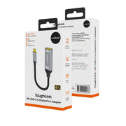 mbeat Tough Link 8K USB-C to DP Adapter - Space Grey V186-MB-XAD-8KCDP