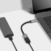 mbeat Tough Link USB-C to USB 3.0 Adapter with Cable - Space Grey V186-MB-XAD-CU30