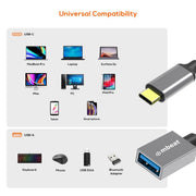 mbeat Tough Link USB-C to USB 3.0 Adapter with Cable - Space Grey V186-MB-XAD-CU30